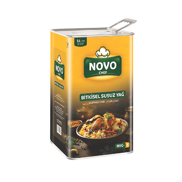 Novo Chef Cooking Vegetable Ghee 16 Lt Tin