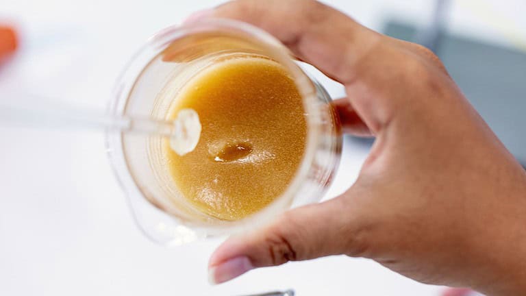 Palm Fatty Acid Distillate in laboratory