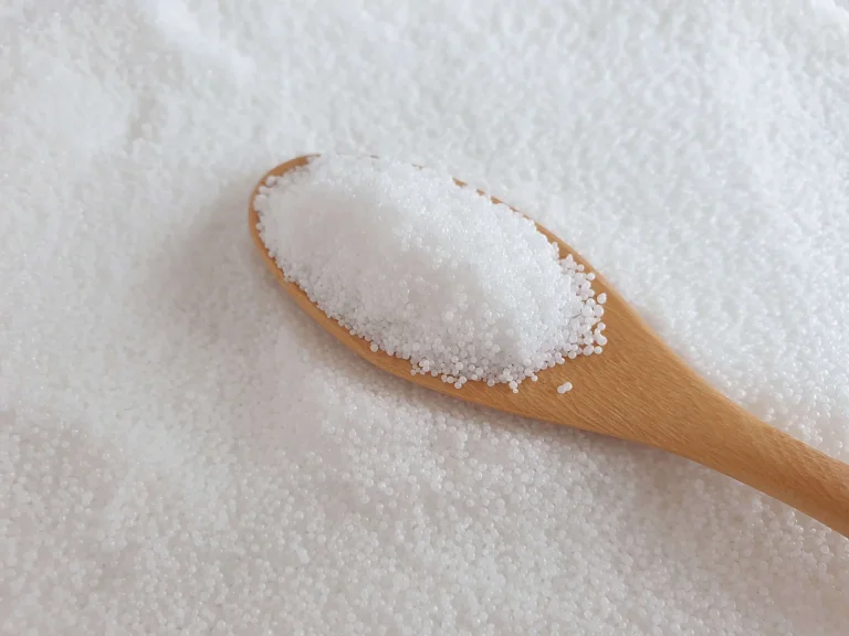 Stearic Acid with a spoon